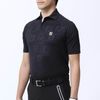 Áo golf nam tay ngắn SS DEBOSS FJ LOGO SHIRT 80481 BLACK | FootJoy