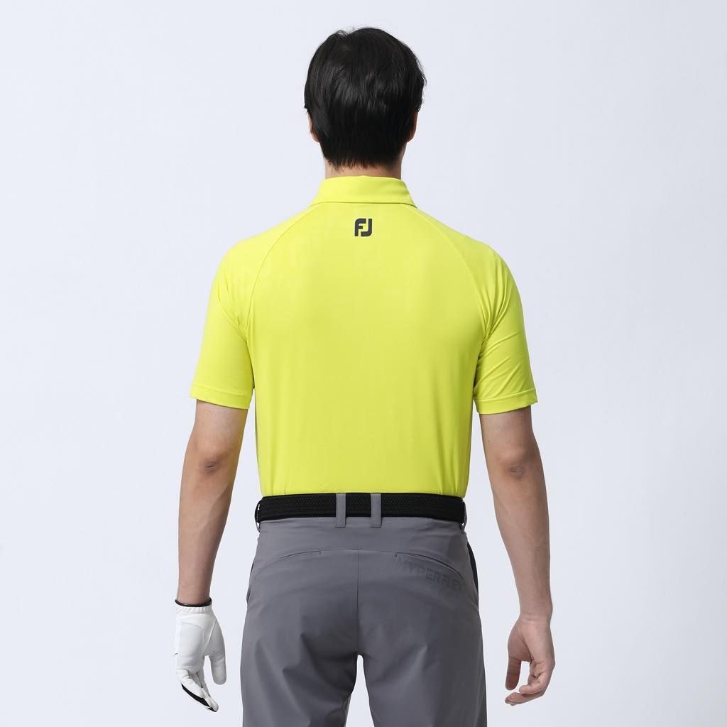 Footjoy yellow golf shirt online