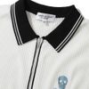 Áo golf nam tay ngắn Synth Knit MLM-4A-AP03 White | MARK & LONA