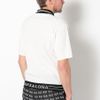 Áo golf nam tay ngắn Synth Knit MLM-4A-AP03 White | MARK & LONA