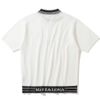 Áo golf nam tay ngắn Synth Knit MLM-4A-AP03 White | MARK & LONA