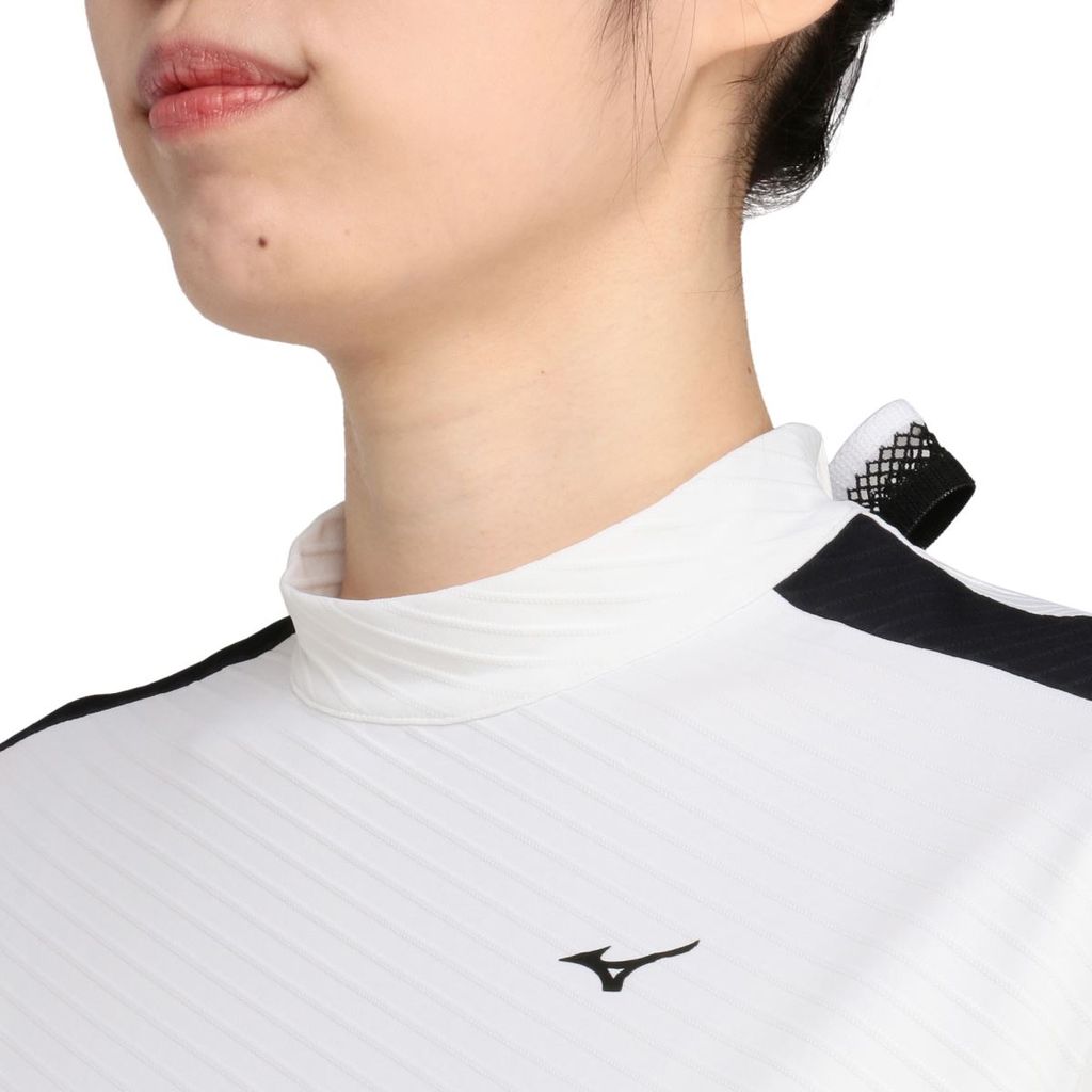 Áo golf nữ E2MAA20801 QUICK DRY UV VIA MOCK NECK SHIRT | Mizuno