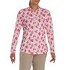 Áo golf nữ tay dài 89733 Floral Sun Protection Shirt Women | FJ