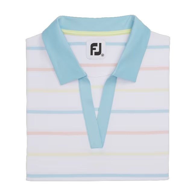 Áo Footjoy Cap Sleeve Birdseye Stripe Shirt 82305
