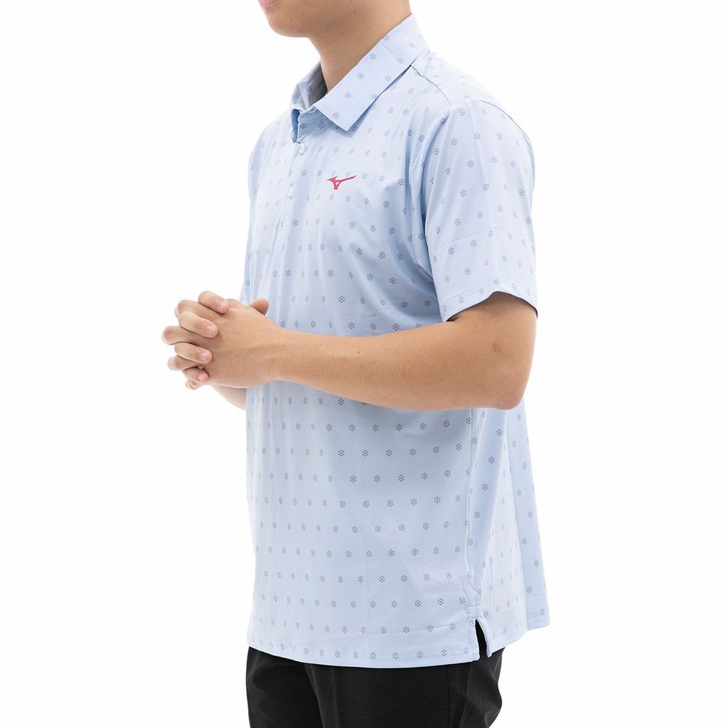 Áo golf tay ngắn nam FLORAL PRINT POLO 52SA350928 | Mizuno