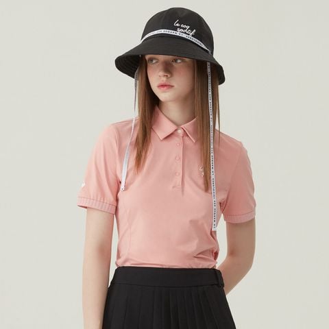 Áo golf tay ngắn nữ GO222LTS45-PINK | Lecoq