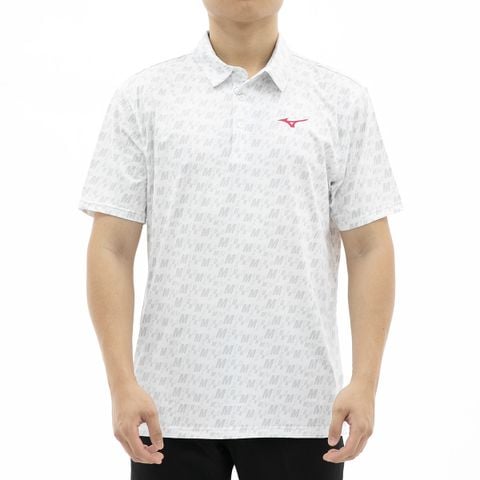 Áo golf tay ngắn nam MIZUNO PRINT POLO 52SA350601 | Mizuno