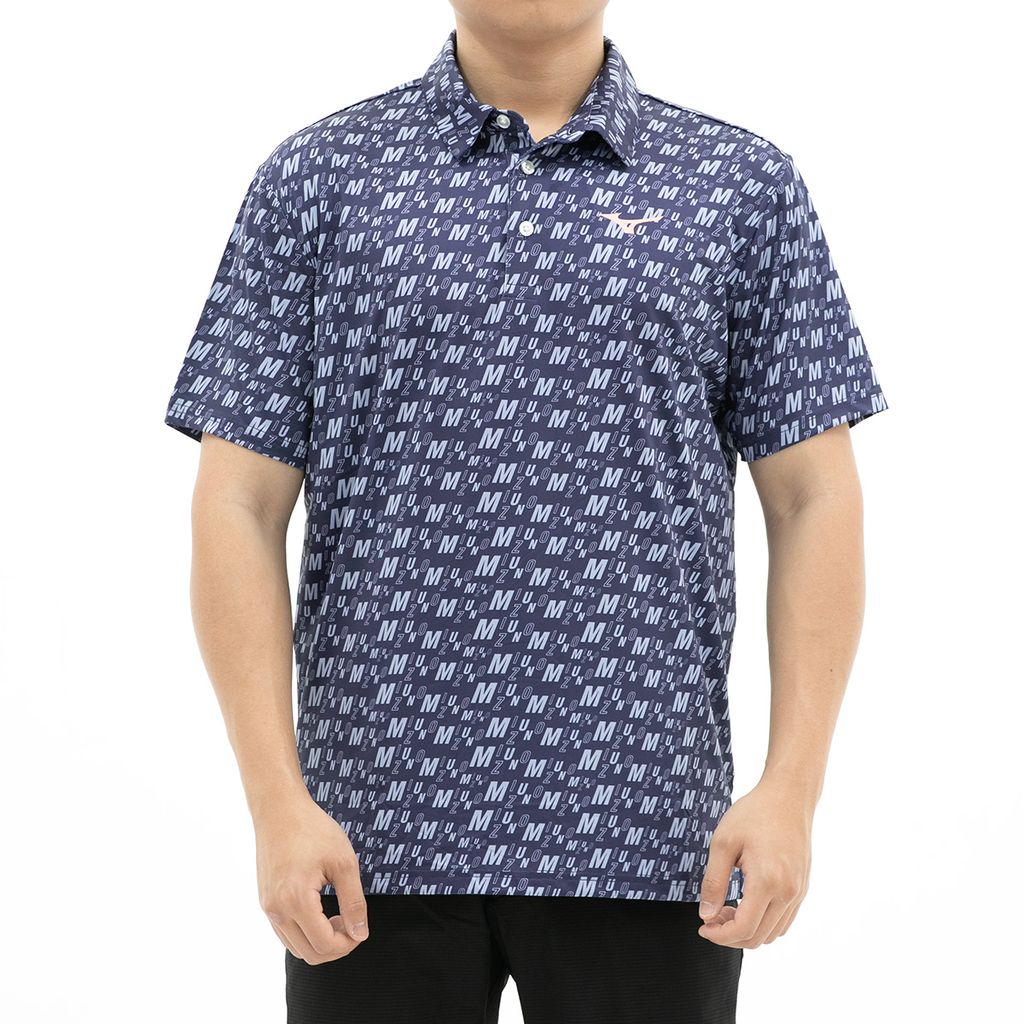 Áo golf tay ngắn nam MIZUNO PRINT POLO 52SA350614 | Mizuno