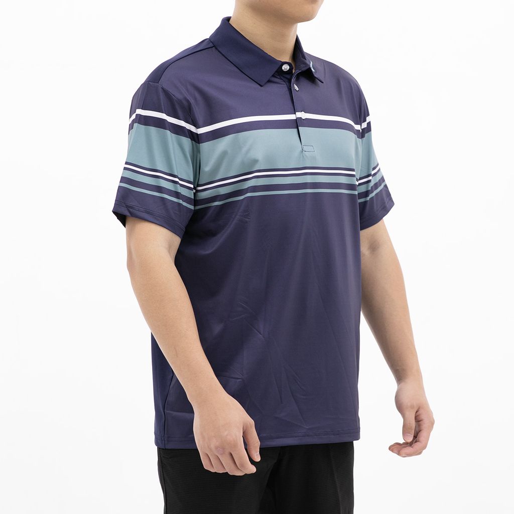 Áo golf tay ngắn nam PRINTED STRIPES POLO 52SA350814 | Mizuno