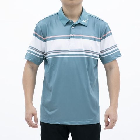 Áo golf tay ngắn nam PRINTED STRIPES POLO 52SA350832 | Mizuno