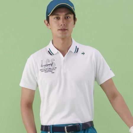 Áo golf tay ngắn nam QGMVJA11V-WH00 | Lecoq