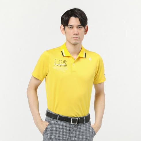 Áo golf tay ngắn nam QGMVJA11V-YL00 | Lecoq