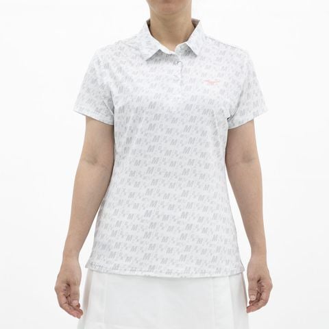 Áo golf tay ngắn nữ PRINT POLO W 52SA370501 | Mizuno