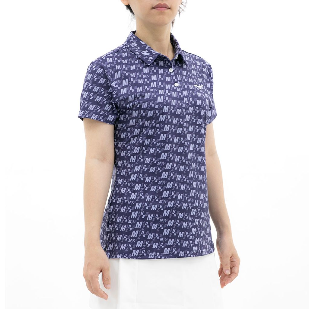 Áo golf tay ngắn nữ PRINT POLO W 52SA370514 | Mizuno