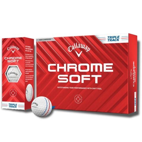 Hộp 12 bóng golf CHROME SOFT 24 TRIPLE TRACK | CALLAWAY