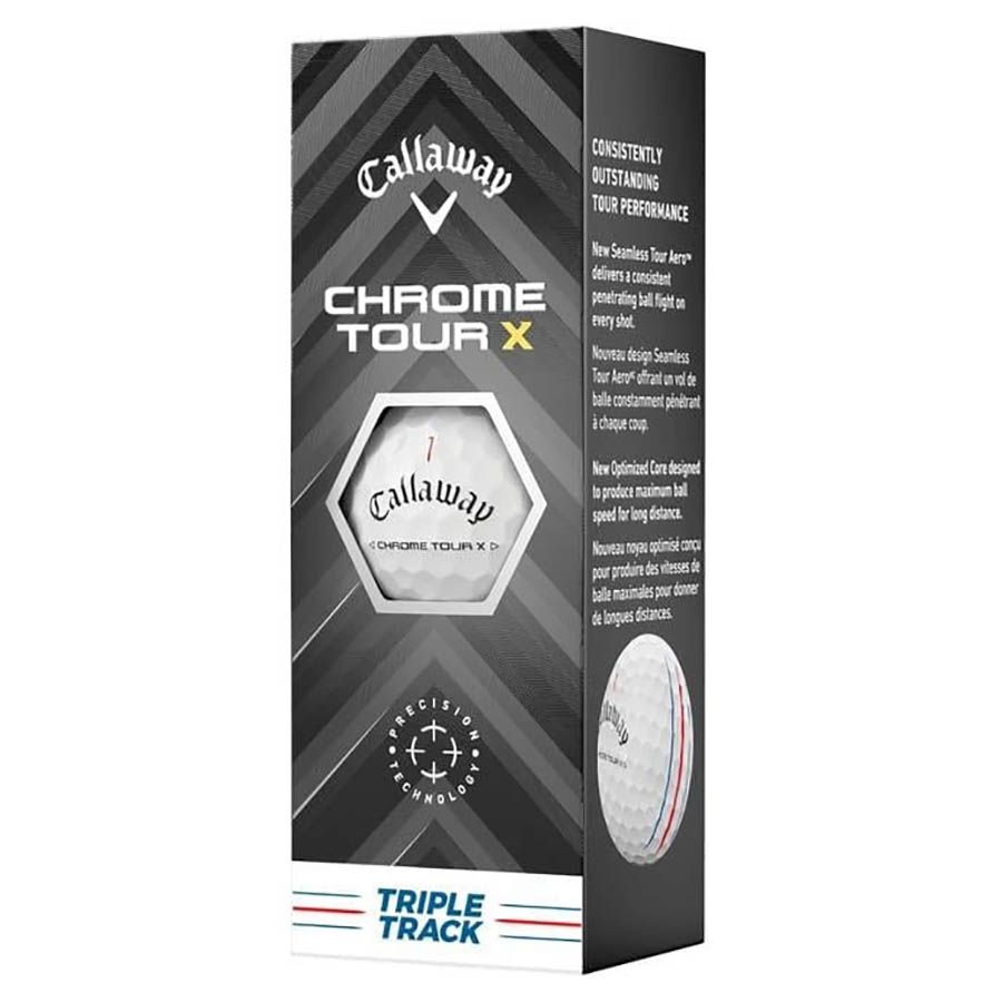 Hộp 12 bóng golf CHROME TOUR X 24 TRIPLE TRACK | CALLAWAY