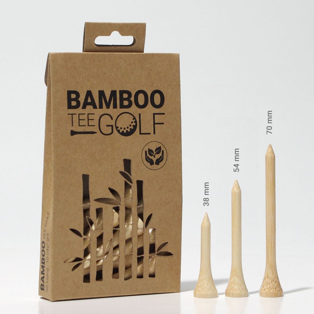 Bamboo Tee golf bằng tre - Hộp 10 cây | MuaBanGolf.com