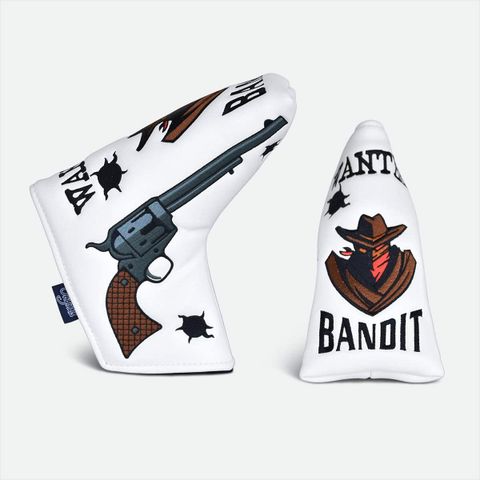 Cover gậy golf Putter Bandit Blade Cover White | PRG Originals