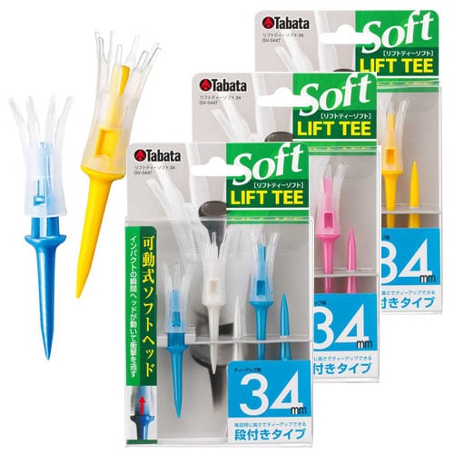 Tee golf nhựa Lift Tee Soft Regular Tabata