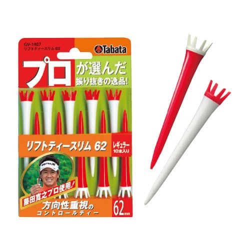 Tee golf nhựa Lift Tee Slim 62 mm Tabata