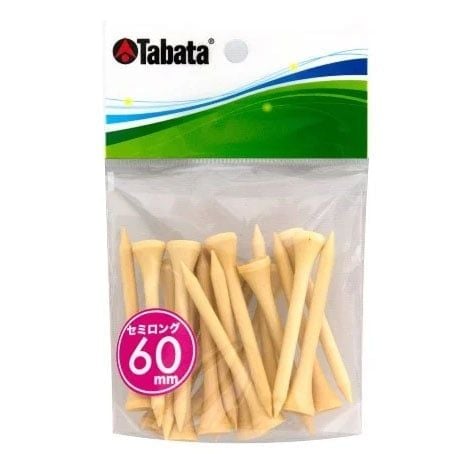 Tee gỗ loại dài 60mm GV0509 |20 tee |Tabata