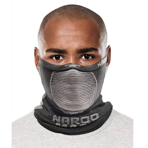 Khẩu trang X5 2-in-1 Reversible Breathable Windproof Neck Gaiter Black-Grey | NAROO