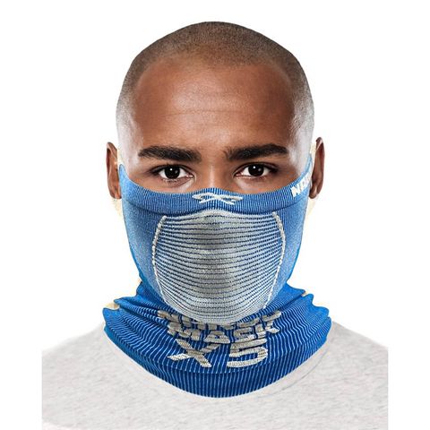 Khẩu trang X5 2-in-1 Reversible Breathable Windproof Neck Gaiter Blue-Beige | NAROO