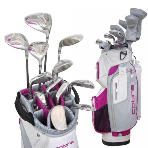 Bộ gậy golf nữ full set Fly XL Graphite L [12 gậy + cart bag]  | Cobra