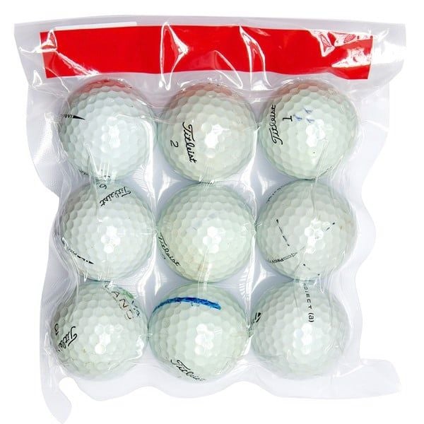 Bóng golf cũ Red Package | loại Trung bình