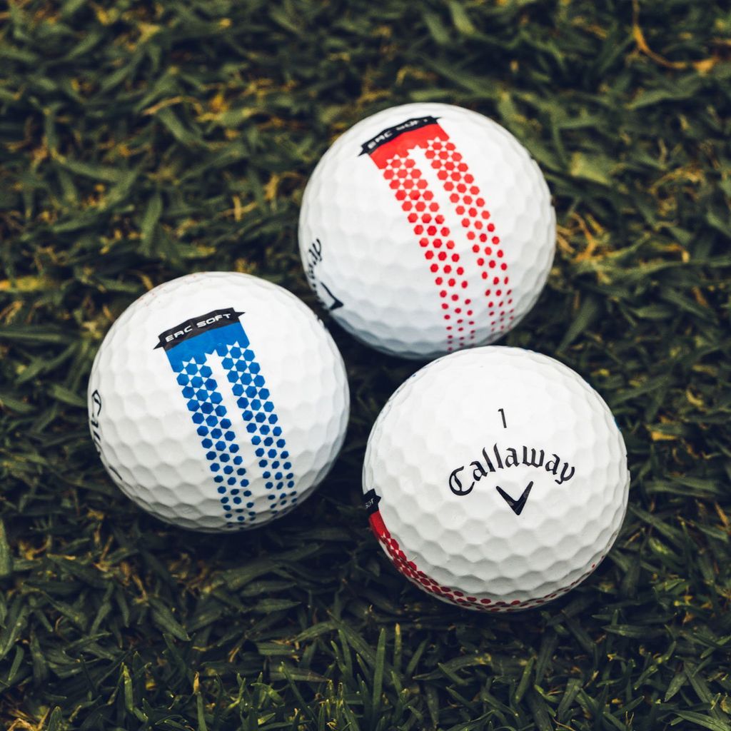 Hộp 12 bóng golf E.R.C Soft 3 sọc kẻ 2023 | Callaway