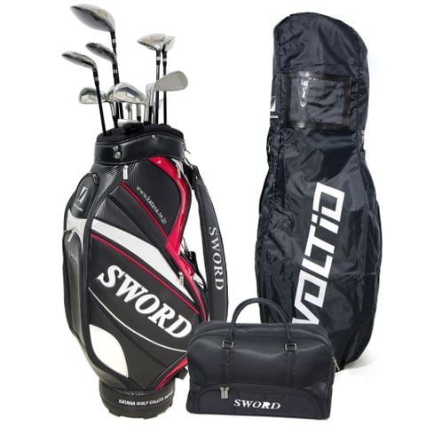 Combo bộ gậy full set Sword 13 gậy + Cart bag + Boston + Cover Voltio | Katana