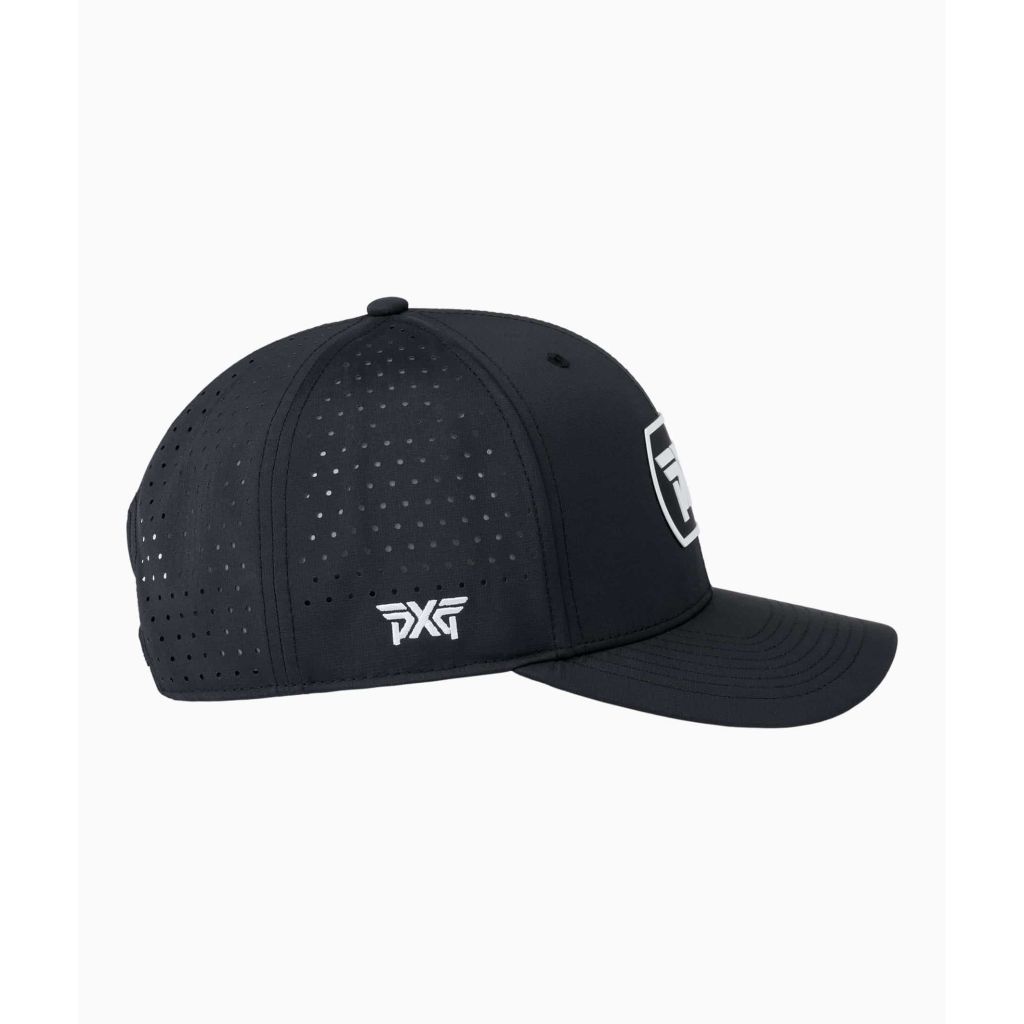 Nón kết Dog Tag 6-Panel Snapback Cap - Black/White | PXG