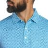 Áo golf nam tay ngắn Allover Floral Lisle 31493 | FootJoy