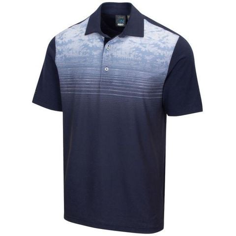 Áo golf nam tay ngắn G7S21K541_NVY REFLECTION STRETCH POLO NAVY  | Greg Norman