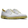 Giày golf nam FJ DJ PREM PASTELS WHT/WHT/YLW  | FootJoy | Tặng 1 dù go