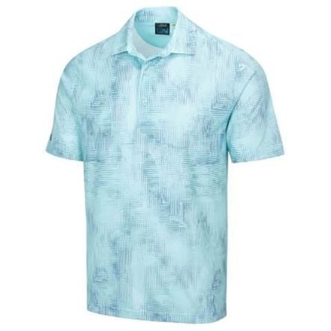 Áo golf nam tay ngắn G7S21K553_SEGB SEA GLASS POLO | Greg Norman