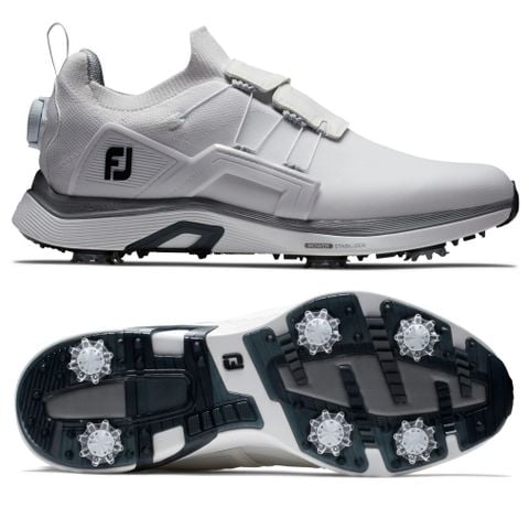 Giày golf nam DS HYPERFLEX BOA WHT/WHT/GRY 51099 | FootJoy | Tặng 1 dù golf 1m5 + 1 đôi vớ FJ ProDry