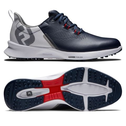 Giày golf nam Fuel 55442 LACED SPIKELESS NVY/WHT/RED | FootJoy | Tặng 1 đôi vớ FJ ProDry