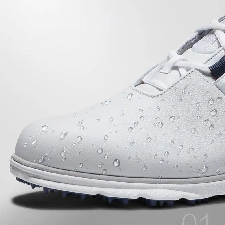 Giày golf nam FootJoy FJ 53066 DS PROSL BOA WHT/BLK/GLD