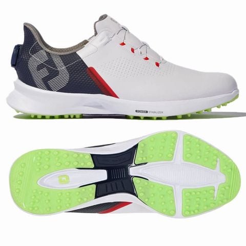 Giày golf nam CF FUEL SPKL BOA WT/NY/LIME 53095 | FootJoy