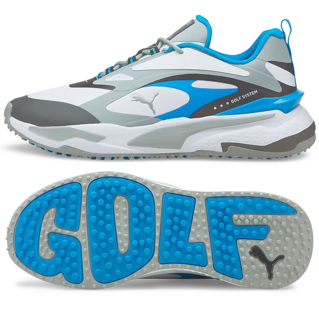 Giày golf nam GS-Fast Puma White-Quarry-Ocean Dive 37635701 | Puma