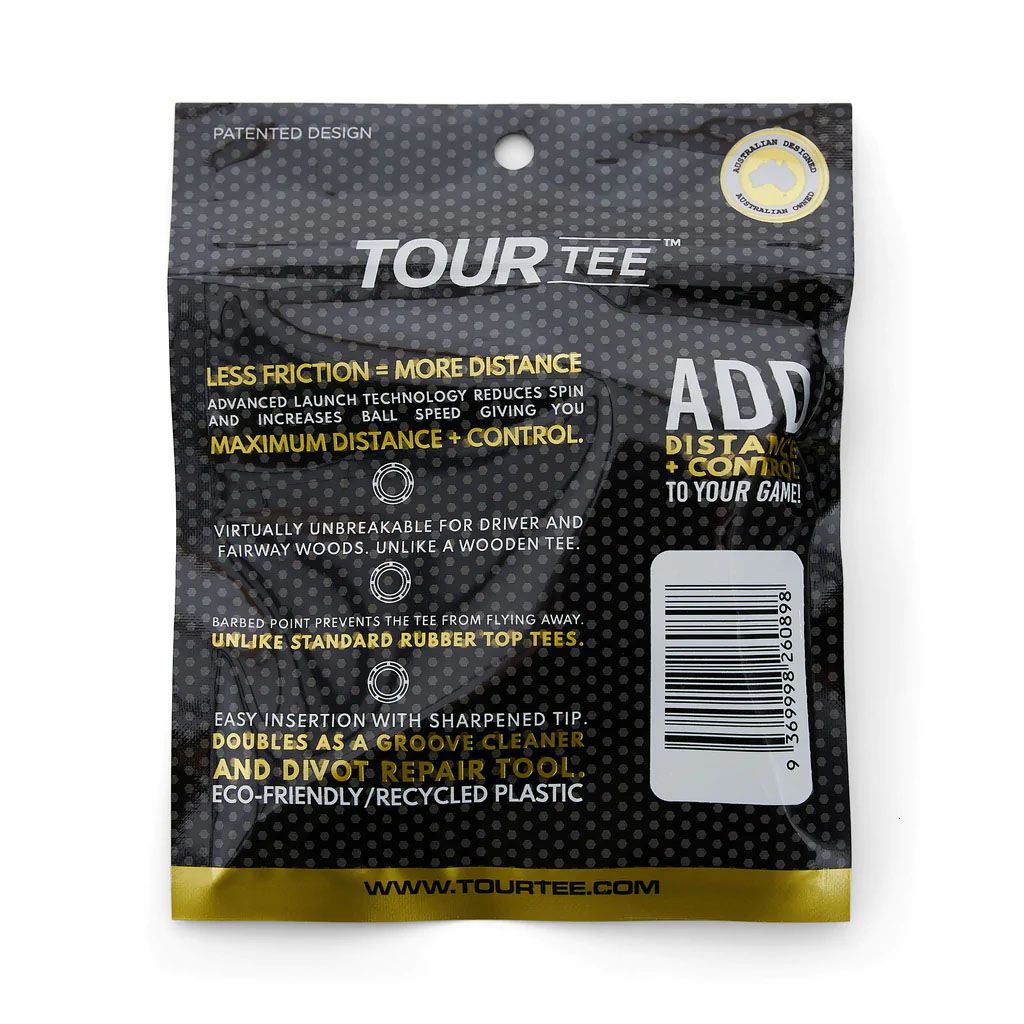 Gói 4 tee LIMITED EDITION TOUR TEE PRO 40mm Black | TourTee