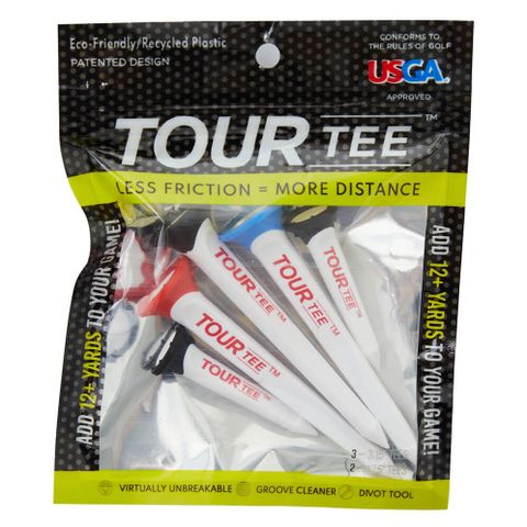 Gói 5 tee TOUR TEE COMBO 23-50mm Giúp bóng bay xa hơn | TourTee