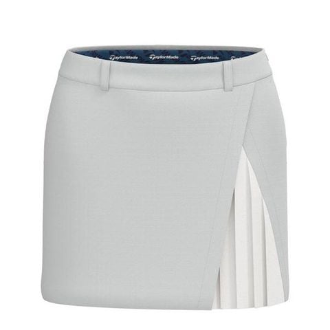 Váy thể thao nữ Xếp ly 2WSSK-TJ285 Xám nhạt N97010 | Women's Skirt TaylorMade