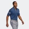 Áo golf nam tay ngắn 3-Stripes NAVY HC5353 | Adidas