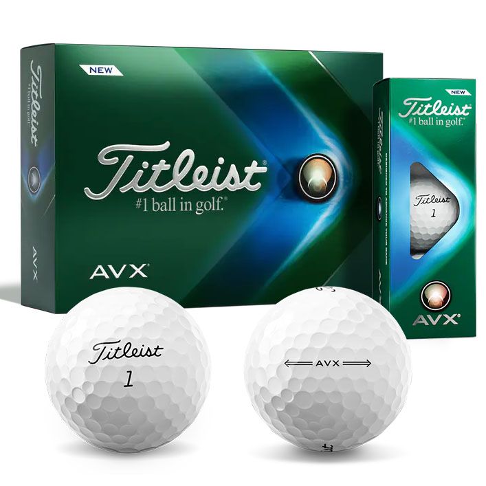 Hộp 12 bóng golf AVX 3 lớp trắng | Titleist