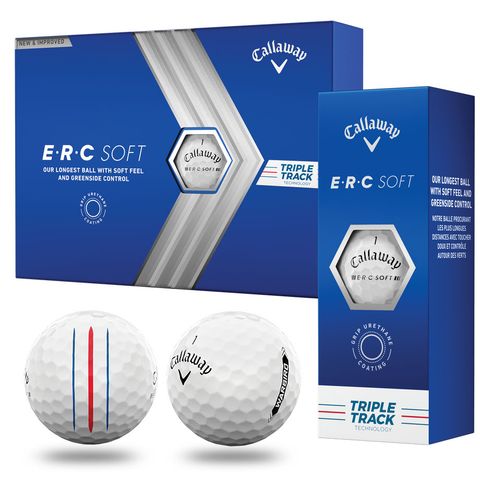 Hộp 12 bóng golf E.R.C Soft 3 sọc kẻ 2023 | Callaway