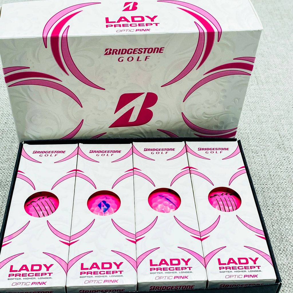 Hộp 12 bóng golf LADY PRECEPT Pink | BridgeStone