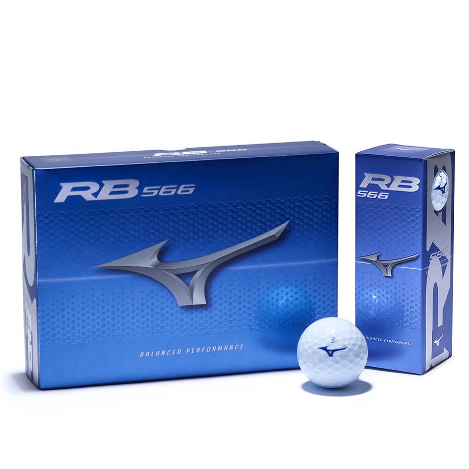 Hộp 12 bóng golf RB566 2 lớp màu trắng | Mizuno