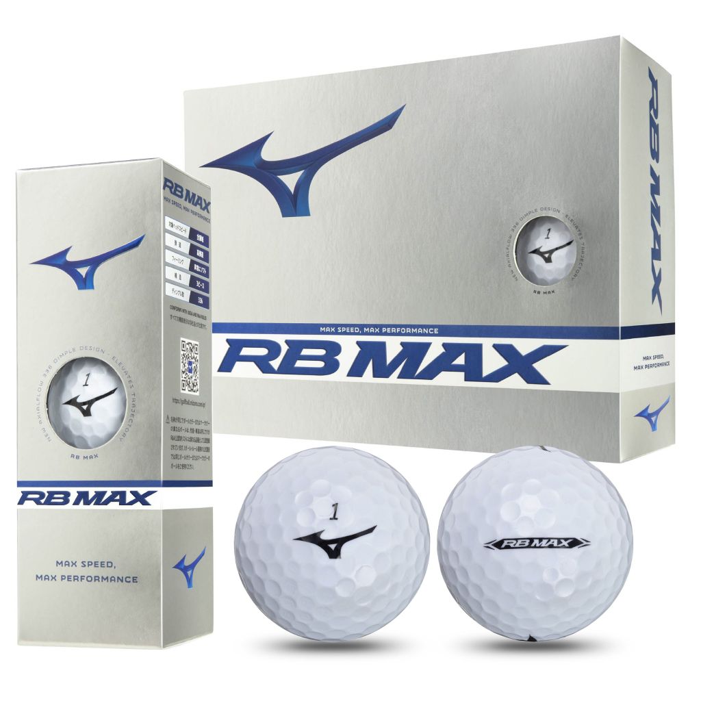 Hộp 12 bóng golf RB MAX 3 lớp White | Mizuno